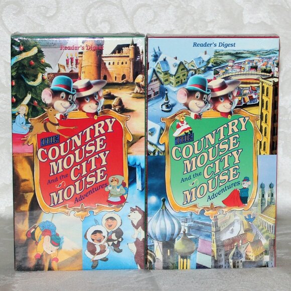 VHS Factory Sealed Box Set of The Country Mouse & The City Mouse Adventures - Picture 2 of 14